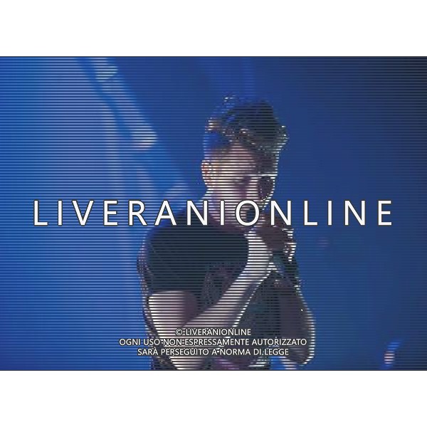 Bastille performing at O2 Apollo Manchester, England on 28th February 2014. Lead singer Dan Smith. AG ALDO LIVERANI SAS ONLY ITALY