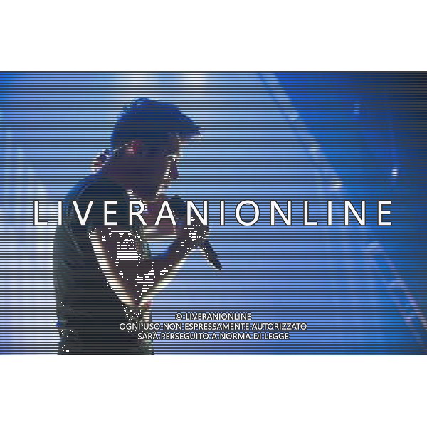 Bastille performing at O2 Apollo Manchester, England on 28th February 2014. Lead singer Dan Smith. AG ALDO LIVERANI SAS ONLY ITALY