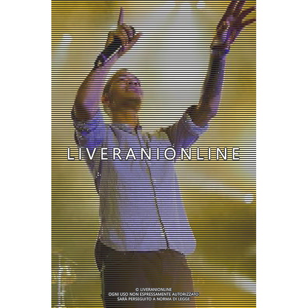 Brighton hip hop duo Rizzle Kicks - Harley \'Sylvester\' Alexander-Sule performing live in concert at the Hammersmith Apollo, London, United Kingdom. Date: 01/03/2014 AG ALDO LIVERANI SAS ONLY ITALY