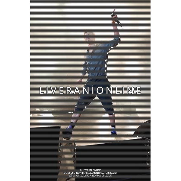 Brighton hip hop duo Rizzle Kicks - Jordan \'Rizzle\' Stephens performing live in concert at the Hammersmith Apollo, London, United Kingdom. Date: 01/03/2014 AG ALDO LIVERANI SAS ONLY ITALY