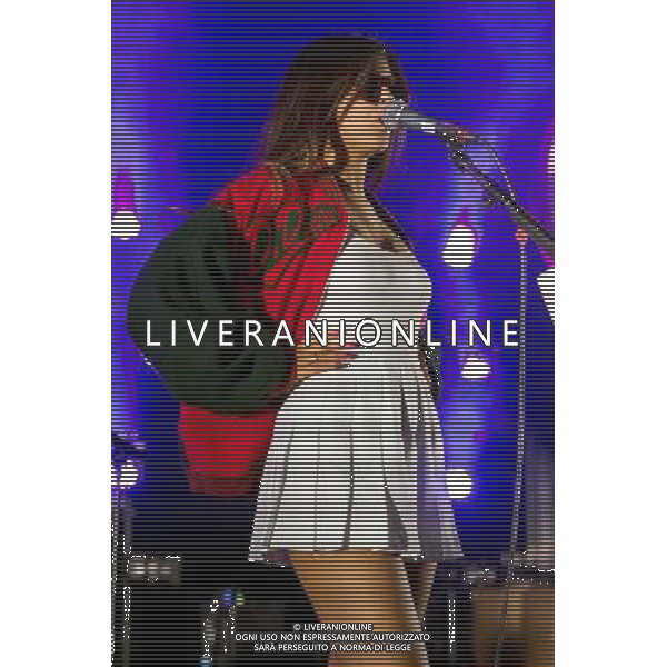 BangBangBang! - Natalie Chahal (Guitar and Vocals) performing live in concert at the Hammersmith Apollo, London, United Kingdom. London, United Kingdom. Date: 01/03/2014 AG ALDO LIVERANI SAS ONLY ITALY