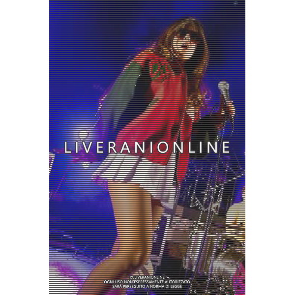 BangBangBang! - Natalie Chahal (Guitar and Vocals) performing live in concert at the Hammersmith Apollo, London, United Kingdom. London, United Kingdom. Date: 01/03/2014 AG ALDO LIVERANI SAS ONLY ITALY