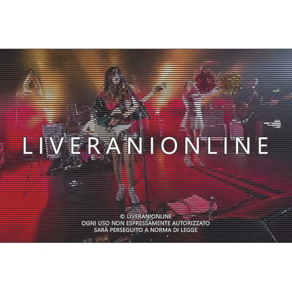 BangBangBang! - Natalie Chahal (Guitar and Vocals) performing live in concert at the Hammersmith Apollo, London, United Kingdom. London, United Kingdom. Date: 01/03/2014 AG ALDO LIVERANI SAS ONLY ITALY