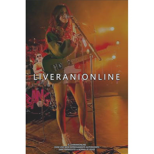 BangBangBang! - Natalie Chahal (Guitar and Vocals) performing live in concert at the Hammersmith Apollo, London, United Kingdom. London, United Kingdom. Date: 01/03/2014 AG ALDO LIVERANI SAS ONLY ITALY