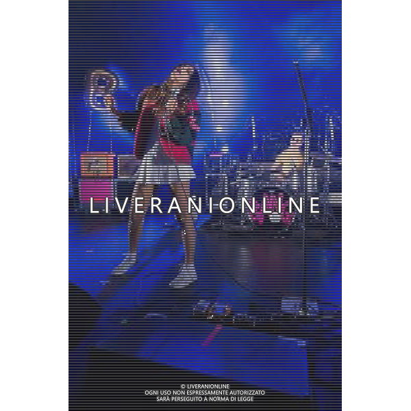 BangBangBang! - Natalie Chahal (Guitar and Vocals) performing live in concert at the Hammersmith Apollo, London, United Kingdom. London, United Kingdom. Date: 01/03/2014 AG ALDO LIVERANI SAS ONLY ITALY