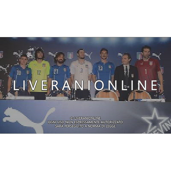 Raduno della nazionale di calcio presso l\'Hotel Sheraton Malpensa, Conferenza stampa del CT e presentazione nuova maglia PUMA - Varese 03 marzo 2014 ©gazzaniga/AGENZIA ALDO LIVERANI SAS