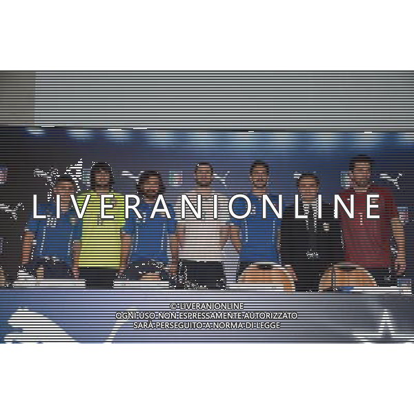 Raduno della nazionale di calcio presso l\'Hotel Sheraton Malpensa, Conferenza stampa del CT e presentazione nuova maglia PUMA - Varese 03 marzo 2014 ©gazzaniga/AGENZIA ALDO LIVERANI SAS