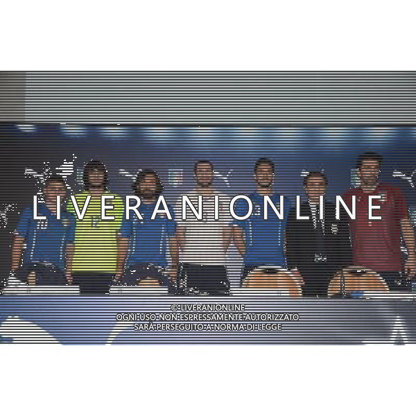 Raduno della nazionale di calcio presso l\'Hotel Sheraton Malpensa, Conferenza stampa del CT e presentazione nuova maglia PUMA - Varese 03 marzo 2014 ©gazzaniga/AGENZIA ALDO LIVERANI SAS