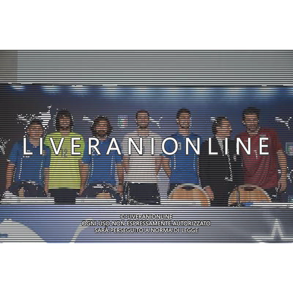 Raduno della nazionale di calcio presso l\'Hotel Sheraton Malpensa, Conferenza stampa del CT e presentazione nuova maglia PUMA - Varese 03 marzo 2014 ©gazzaniga/AGENZIA ALDO LIVERANI SAS