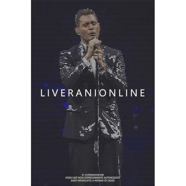 Michael Buble performs at Manchester Arena, Manchester, England, 4th March 2014. AG ALDO LIVERANI SAS ONLY ITALY