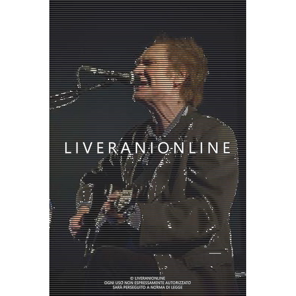 RAY DAVIES performs new show entitled \'Americana: Songs, Stories and Home Movies\' at sold out Union Chapel, London on 4th March 2014. The show features Ray with his guitarist, Bill Shanley, as an acoustic duo performing songs featured in his new book, Americana, as well as some classic Kinks tracks. AG ALDO LIVERANI SAS ONLY ITALY