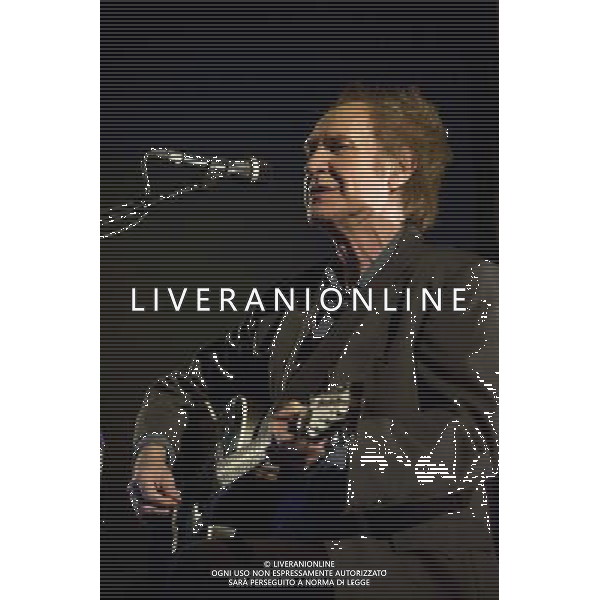 RAY DAVIES performs new show entitled \'Americana: Songs, Stories and Home Movies\' at sold out Union Chapel, London on 4th March 2014. The show features Ray with his guitarist, Bill Shanley, as an acoustic duo performing songs featured in his new book, Americana, as well as some classic Kinks tracks. AG ALDO LIVERANI SAS ONLY ITALY