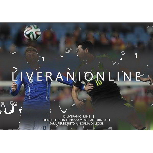 Amichevole Madrid - 05.03.2014 Spagna-Italia Nella Foto:marchisio-busquets /Ph.Vitez-Ag. Aldo Liverani