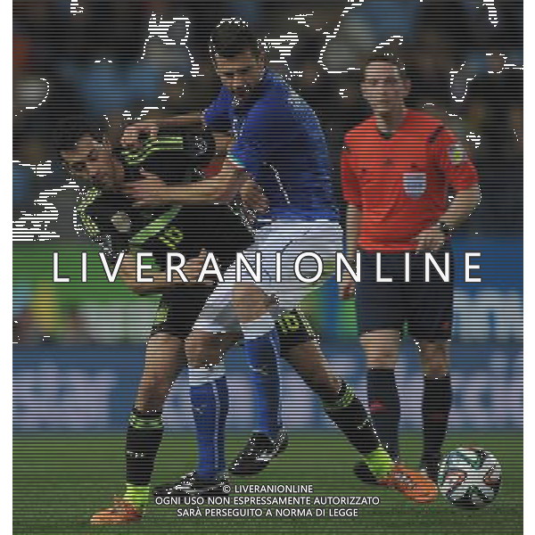 Amichevole Madrid - 05.03.2014 Spagna-Italia Nella Foto:busquets thiago motta /Ph.Vitez-Ag. Aldo Liverani