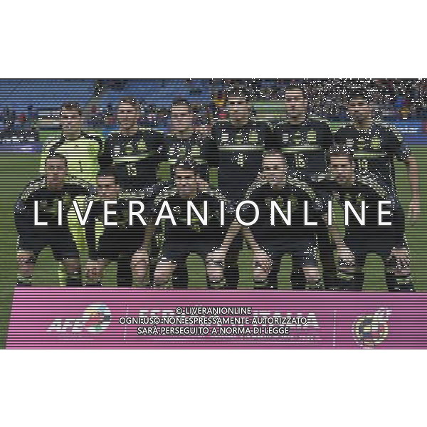 Amichevole Madrid - 05.03.2014 Spagna-Italia Nella Foto:Spagna Squadra Formazione Casillas,Azpilicueta,Javi Martinez,Iniesta,Thiago Alcantara,Fabregas,Pedro,Sergio Ramos,Busquets,Jordi Alba,Diego Costa /Ph.Vitez-Ag. Aldo Liverani