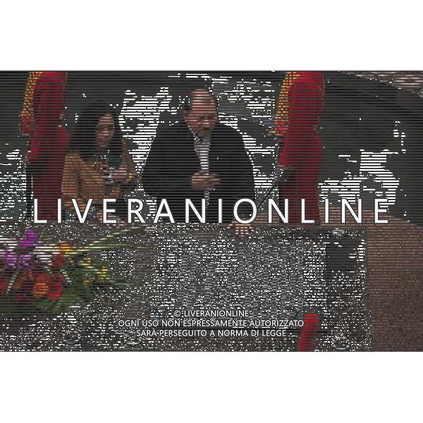 (140306) -- CARACAS, March 6, 2014 () -- Nicaraguan President Daniel Ortega (C) takes part during the homage to late Venezuelan President Hugo Chavez to mark the first anniversary of his death, at the Mountain Barracks in Caracas, Venezuela, on March 5, 2014. (/Boris Vergara) (fnc) AG ALDO LIVERANI SAS ONLY ITALY