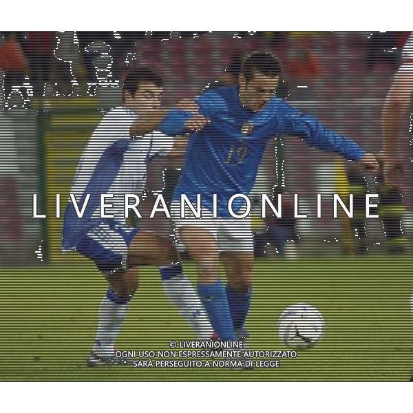 MESSINA,17 NOVEMBRE 2004 AMICHEVOLE NAZIONALE ITALIA - FINLANDIA NELLA FOTO VINCENZO MONTELLA FOTO FRANCESCO SAYA/AGENZIA ALDO LIVERANI