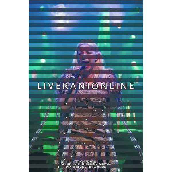 Charlotte Church performing her new EP \'Four\' as well as tracks from her EP series so far. The show included extraordinary stage costumes controlled the audience, plus other surprises on the night, all centred around the EP\'s scientific theme. Riverside Studios, Hammersmith, London, UK, 05 March 2014. AG ALDOLIVERANI SAS ONLY ITALY