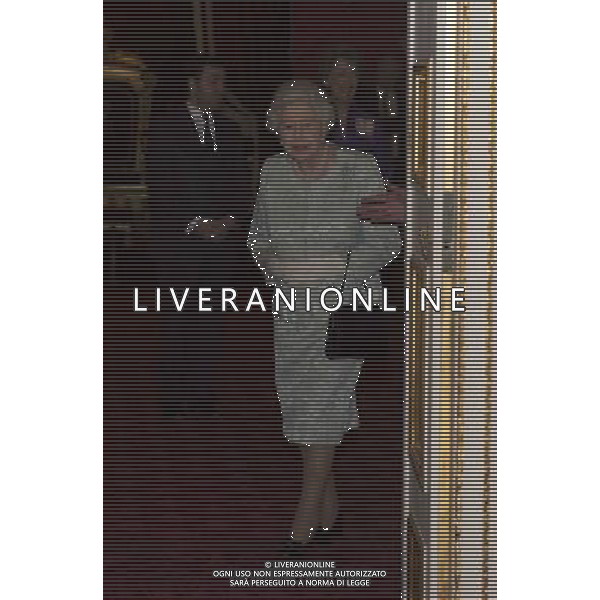 The Queen, accompanied by The Duke of Edinburgh,attending a reception to mark the launch of the Christ Church Cathedral Music Trust. AG ALDO LIVERANI SAS ONLY ITALY