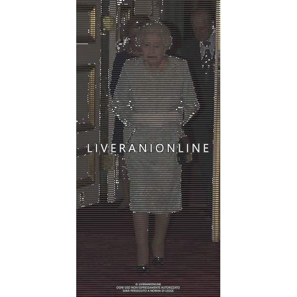 The Queen, accompanied by The Duke of Edinburgh,attending a reception to mark the launch of the Christ Church Cathedral Music Trust. AG ALDO LIVERANI SAS ONLY ITALY