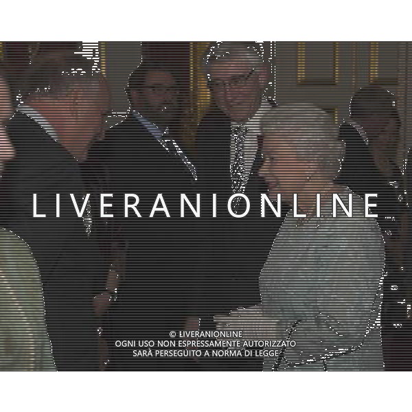 The Queen, accompanied by The Duke of Edinburgh,attending a reception to mark the launch of the Christ Church Cathedral Music Trust. AG ALDO LIVERANI SAS ONLY ITALY