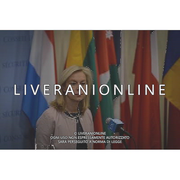 (140305) -- NEW YORK, March 5, 2014 () -- Sigrid Kaag, head of the United Nations-Organization for the Prohibition of Chemical Weapons (OPCW) Joint Mission charged with ridding the munitions from Syria, briefs journalists at the UN headquarters in New York, on March 5, 2014. The special coordinator overseeing the elimination of chemical weapons in Syria said on Wednesday that the end-of-June deadline for the total destruction of the program was still achievable. (/Niu Xiaolei) AG ALDO LIVERANI SAS ONLY ITALY