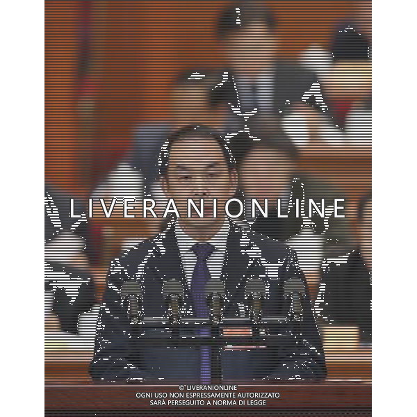 (140308) -- BEIJING, March 8, 2014 () -- Yao Aixing, member of the 12th National Committee of the Chinese People\'s Political Consultative Conference (CPPCC), speaks at the third plenary meeting of the second session of the 12th National Committee of the CPPCC at the Great Hall of the People in Beijing, capital of China, March 8, 2014. (/Ding Lin) (zkr) ©PHOTOHSOT/AGENZIA ALDO LIVERANI SAS - ONLY ITALY - SEDUTA PLENARIA CCPPC - CINA-PECHINO