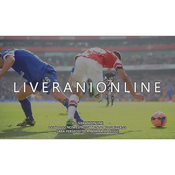 GARETH BARRY BRINGS DOWN ALEX OXLADE-CHAMBERLAIN FOR THE PENALTY ARSENAL FC V EVERTON FC ARSENAL FC V EVERTON FC, THE BUDWEISER FA CUP QUARTER FINAL EMIRATES STADIUM, LONDON, ENGLAND 08 March 2014 GAT79223 THE BUDWEISER FA CUP QUARTER FINALS WARNING! This Photograph May Only Be Used For Newspaper And/Or Magazine Editorial Purposes. May Not Be Used For Publications Involving 1 player, 1 Club Or 1 Competition Without Written Authorisation From Football DataCo Ltd. For Any Queries, Please Contact Football DataCo Ltd on +44 (0) 207 864 9121 AG ALDO LIVERANI SAS ONLY ITALY