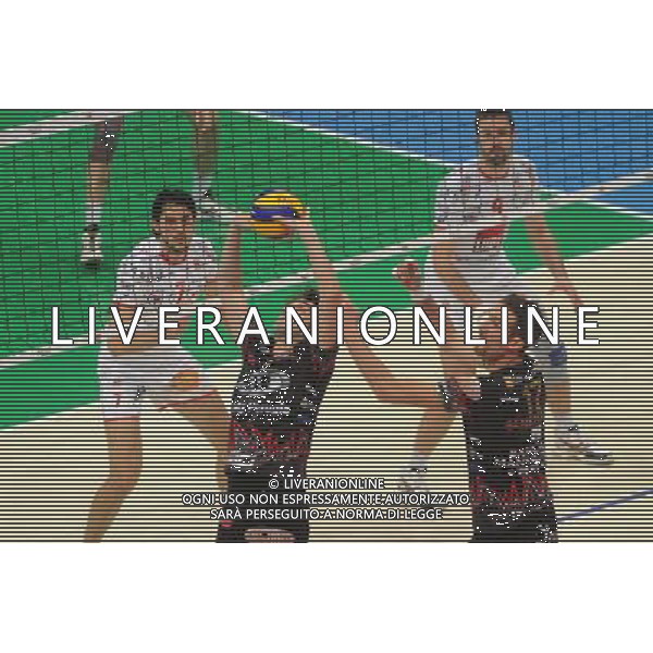 LUBE MACERATA E PERUGIA VOLLEY COPPA ITALIA PALLAVOLO SEMIFINALE 08 MARZO 2014 NELLA FOTO ©SCHICCHI/AGENZIA ALDO LIVERANI SAS