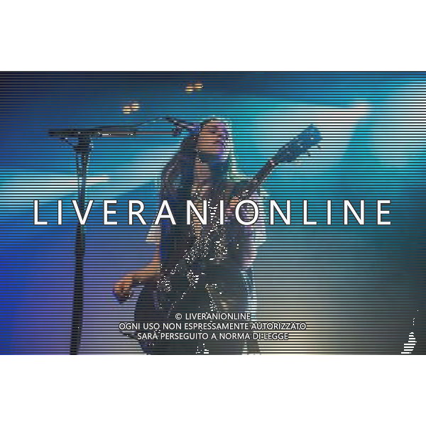 Haim perform at Brighton Dome on 7 March 2014. Danielle Haim pictured. AG ALDO LIVERANI SAS ONLY ITALY
