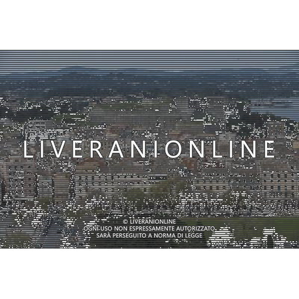 (140308) -- CORFU, Mar. 8, 2014 () -- Photo taken on March 8, 2014 shows a scenery of the old town of Corfu, Greece. The Old Town of Corfu, on the Greek Island of Corfu off the western coasts of Albania and Greece, is located in a strategic position at the entrance of the Adriatic Sea, and has its roots in the 8th century BC. The three forts of the town, designed by renowned Venetian engineers, were used from 1386 to 1797 by Venice to defend the maritime trading interests of the Republic of Venice against the Ottoman Empire. In the course of time, the forts were repaired and partly rebuilt several times, more recently under British rule in the 19th century. The mainly neoclassical housing stock of the Old Town is partly from the Venetian period, partly of later construction, notably the 19th century. As a fortified Mediterranean port, Corfu\' s urban and port ensemble is notable for its high level of integrity and authenticity. The ensemble was inscribed as UNESCO World Heritage Site in 2007. It is the most recent inscribed among the 17 UNESCO World Heritage Sites in Greece. (/Liu Yongqiu) ©photoshot/AGENZIA ALDO LIVERANI SAS - ITALY ONLY - Vedute della citta\' vecchia di Corfu al largo delle coste occidentali di Albania e Grecia, si trova dentro una posizione strategica all\'ingresso del Mare Adriatico, iscritta come patrimonio mondiale dell\'UNESCO nel 2007