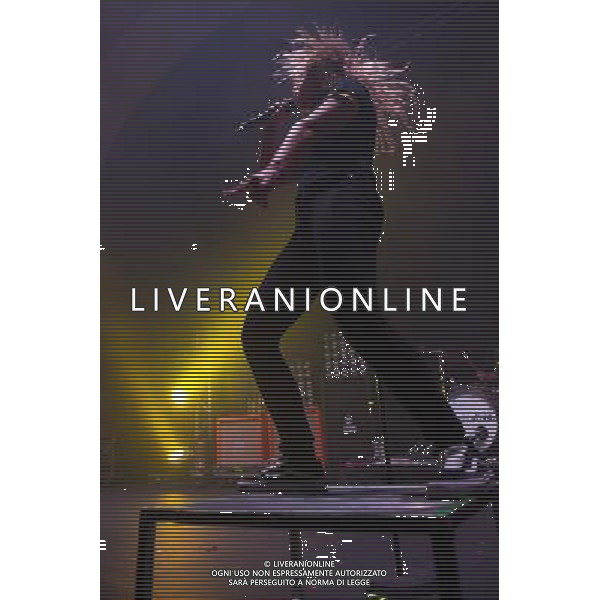 Australian band Tonight Alive perform at Brixton Academy, London, England, UK on 8th March 2014. The band consists of Jenna McDougall (Vocals), Jake Hardy (Guitar), Whakaio (Guitar / Vocals), Cam Adler (Bass) and Matt Best (Drums). ©PHOTOHSOT/AGENZIA ALDO LIVERANI SAS - ITALY ONLY - EDITORIAL USE ONLY
