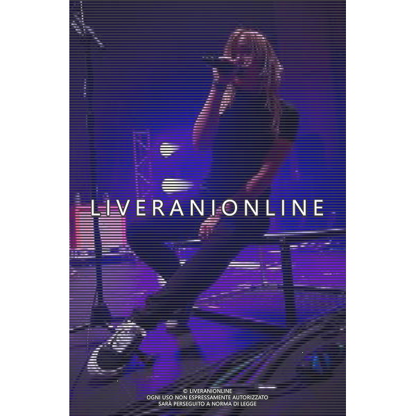 Australian band Tonight Alive perform at Brixton Academy, London, England, UK on 8th March 2014. The band consists of Jenna McDougall (Vocals), Jake Hardy (Guitar), Whakaio (Guitar / Vocals), Cam Adler (Bass) and Matt Best (Drums). ©PHOTOHSOT/AGENZIA ALDO LIVERANI SAS - ITALY ONLY - EDITORIAL USE ONLY