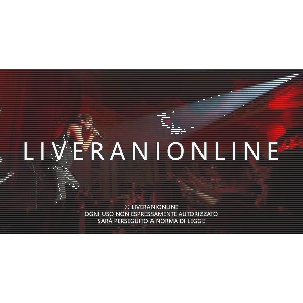 American Pop Punk band All Time Low perform at Brixton Academy, London, England, UK on 8th March 2014. The band consists of vocalist and rhythm guitarist Alex Gaskarth, lead guitarist and backing vocalist Jack Barakat, bassist and backing vocalist Zack Merrick and drummer Rian Dawson. ©PHOTOHSOT/AGENZIA ALDO LIVERANI SAS - ITALY ONLY - EDITORIAL USE ONLY