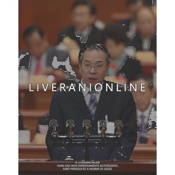 (140309) -- BEIJING, March 9, 2014 () -- Wang Guoqing, member of the 12th National Committee of the Chinese People\'s Political Consultative Conference (CPPCC), speaks at the fourth plenary meeting of the second session of the 12th National Committee of the CPPCC at the Great Hall of the People in Beijing, capital of China, March 9, 2014. (/Lan Hongguang) (zkr) ©PHOTOSHOT/AGENZIA ALDO LIVERANI SAS - ITALY ONLY - EDITORIAL USE ONLY