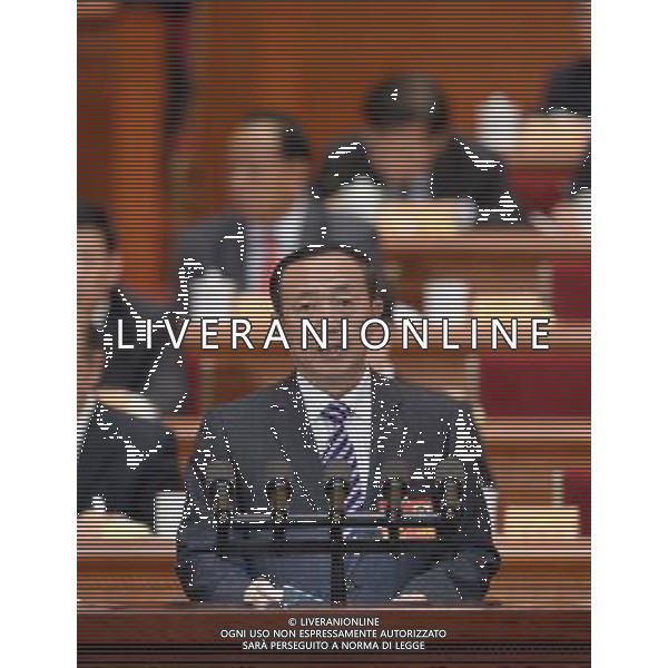 (140309) -- BEIJING, March 9, 2014 () -- Wang Mingfang, member of the 12th National Committee of the Chinese People\'s Political Consultative Conference (CPPCC), speaks at the fourth plenary meeting of the second session of the 12th National Committee of the CPPCC at the Great Hall of the People in Beijing, capital of China, March 9, 2014. (/Li Tao) (zkr) ©PHOTOSHOT/AGENZIA ALDO LIVERANI SAS - ITALY ONLY - EDITORIAL USE ONLY