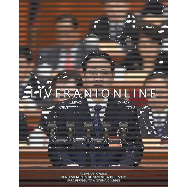(140309) -- BEIJING, March 9, 2014 () -- Fu Zhifang, member of the 12th National Committee of the Chinese People\'s Political Consultative Conference (CPPCC), speaks at the fourth plenary meeting of the second session of the 12th National Committee of the CPPCC at the Great Hall of the People in Beijing, capital of China, March 9, 2014. (/Li Tao) (zkr) ©PHOTOSHOT/AGENZIA ALDO LIVERANI SAS - ITALY ONLY - EDITORIAL USE ONLY