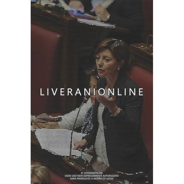 Roma - 10/03/2014 - Montecitorio - Discussione della nuova legge elettorale Italicum - nella foto: Roberta Agostini Ã¨ la deputata della minoranza PD che ha presentato i tre emendamenti sulle quote rosa /Ph. Fabrizio Corradetti - Ag. Aldo Liverani sas
