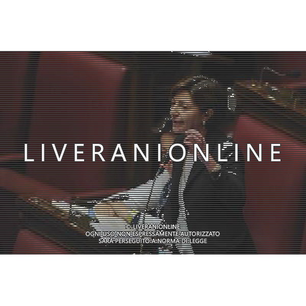 Roma - 10/03/2014 - Montecitorio - Discussione della nuova legge elettorale Italicum - nella foto: Roberta Agostini Ã¨ la deputata della minoranza PD che ha presentato i tre emendamenti sulle quote rosa /Ph. Fabrizio Corradetti - Ag. Aldo Liverani sas