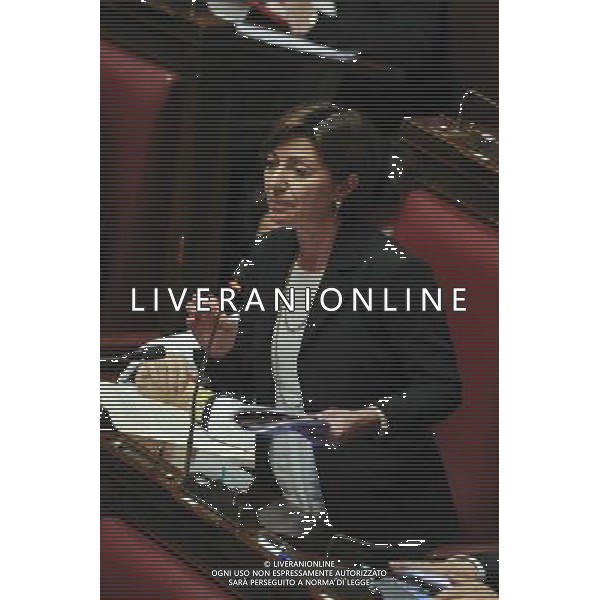 Roma - 10/03/2014 - Montecitorio - Discussione della nuova legge elettorale Italicum - nella foto: Roberta Agostini Ã¨ la deputata della minoranza PD che ha presentato i tre emendamenti sulle quote rosa /Ph. Fabrizio Corradetti - Ag. Aldo Liverani sas