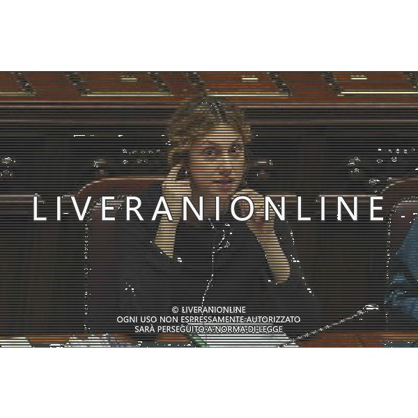 Roma - 10/03/2014 - Montecitorio - Discussione della nuova legge elettorale Italicum - nella foto: Marianna Madia /Ph. Fabrizio Corradetti - Ag. Aldo Liverani sas