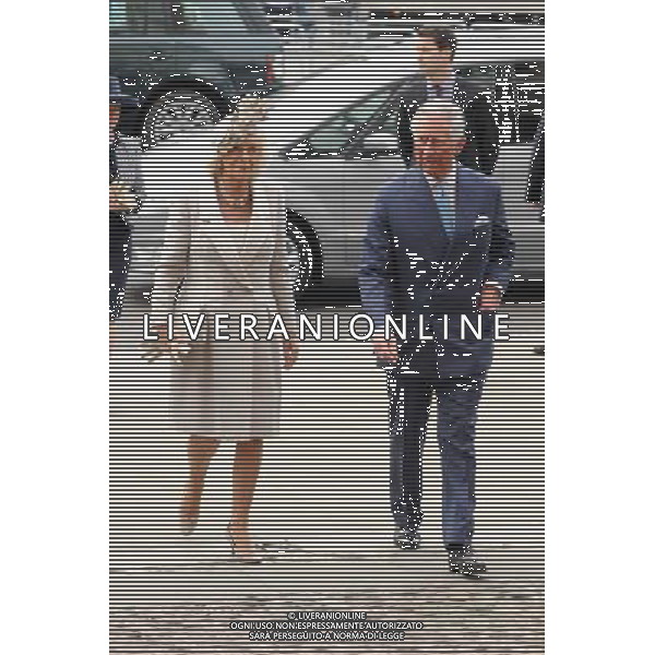 Camilla, Duchess of Cornwall and Charles, Prince of Wales attend a Commonwealth Day Observance Service and Reception at Westminster Abbey in London. 10th March 2014 AG ALDO LIVERANI SAS ONLY ITALY