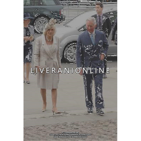 Camilla, Duchess of Cornwall and Charles, Prince of Wales attend a Commonwealth Day Observance Service and Reception at Westminster Abbey in London. 10th March 2014 AG ALDO LIVERANI SAS ONLY ITALY