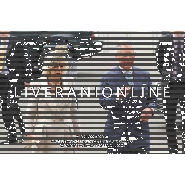 Camilla, Duchess of Cornwall and Charles, Prince of Wales attend a Commonwealth Day Observance Service and Reception at Westminster Abbey in London. 10th March 2014 AG ALDO LIVERANI SAS ONLY ITALY