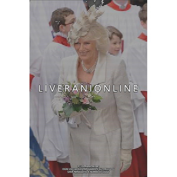 Camilla, Duchess of Cornwall attends a Commonwealth Day Observance Service and Reception at Westminster Abbey in London. 10th March 2014 AG ALDO LIVERANI SAS ONLY ITALY