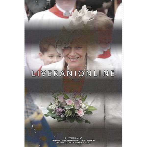 Camilla, Duchess of Cornwall attends a Commonwealth Day Observance Service and Reception at Westminster Abbey in London. 10th March 2014 AG ALDO LIVERANI SAS ONLY ITALY