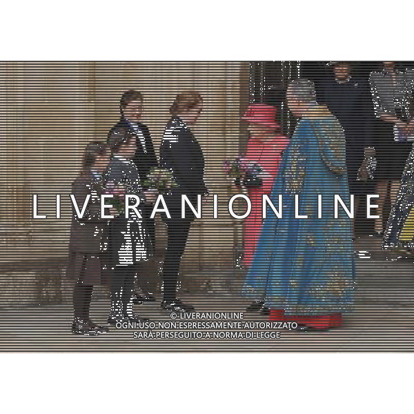 HRH Queen Elizabeth II attends a Commonwealth Day Observance Service and Reception at Westminster Abbey in London. 10th March 2014 AG ALDO LIVERANI SAS ONLY ITALY
