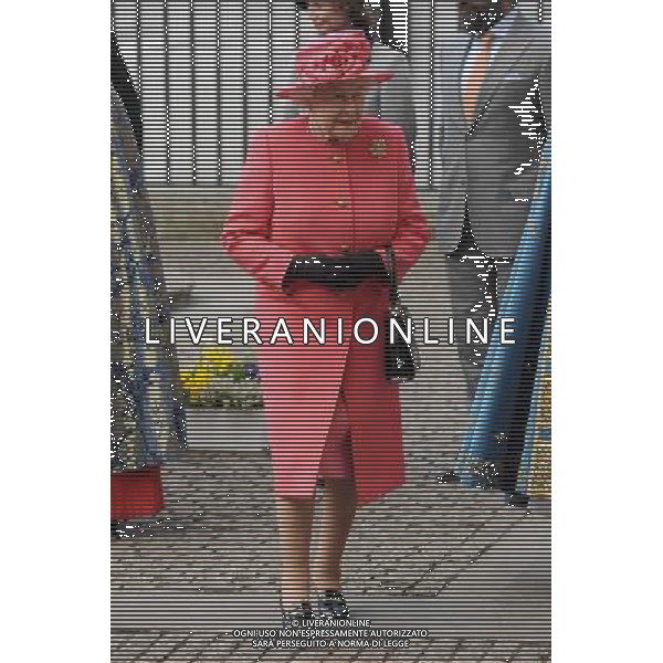 HRH Queen Elizabeth II attends a Commonwealth Day Observance Service and Reception at Westminster Abbey in London. 10th March 2014 AG ALDO LIVERANI SAS ONLY ITALY