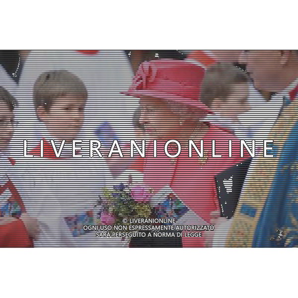 HRH Queen Elizabeth II attends a Commonwealth Day Observance Service and Reception at Westminster Abbey in London. 10th March 2014 AG ALDO LIVERANI SAS ONLY ITALY
