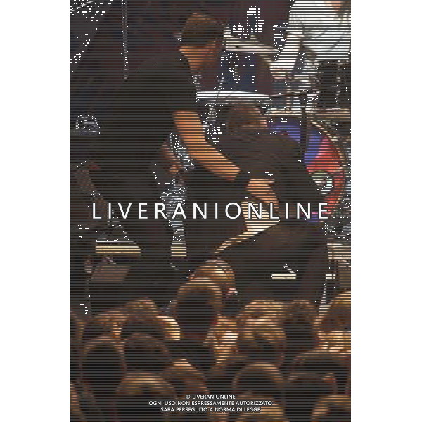 Babyshambles plays The Roundhouse on 10/03/2014 at The Roundhouse, London. Pete Doherty is pulled out of the audience following his stage dive. Sequence 7 of 10 Persons pictured: Pete Doherty, Peter Doherty, Adam Falkner . Picture by Julie Edwards AG ALDO LIVERANI SAS ONLY ITALY 